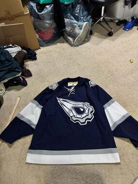 Vintage Edmonton Oilers Todd McFarlane Alternate Oil Drop Hockey Jersey Large